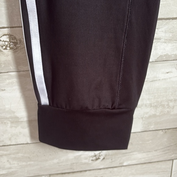 Classic Adidas Black Crop Joggers - Picture 3 of 9